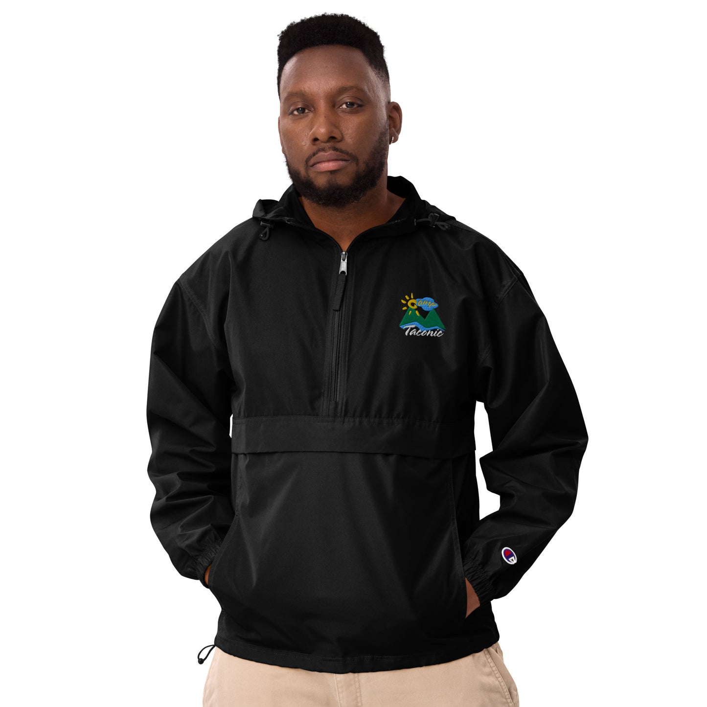 Taconic Embroidered Champion Pullover Jacket