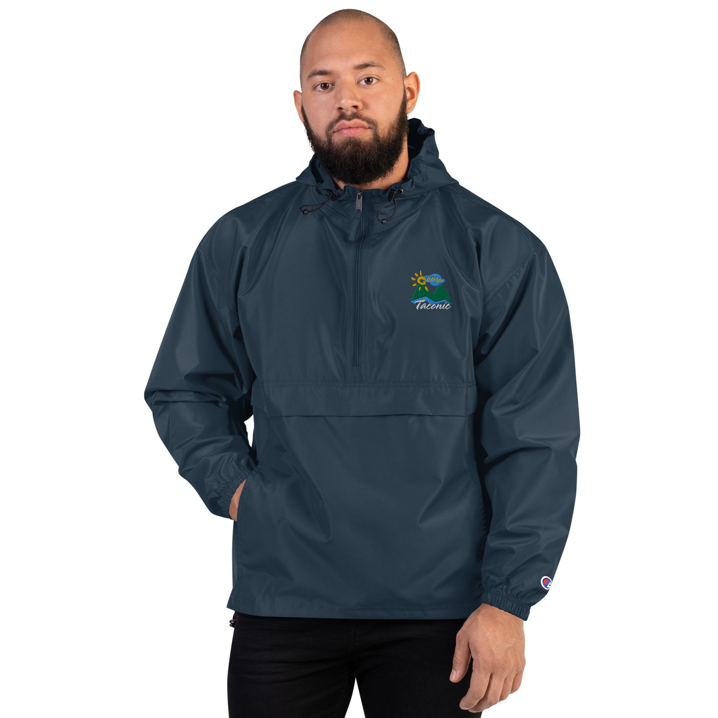 Taconic Embroidered Champion Pullover Jacket